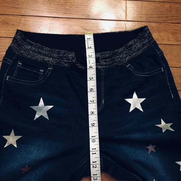 Wonder Nation star print jeans sz14/16 SUPER CUTE! - Picture 3 of 8